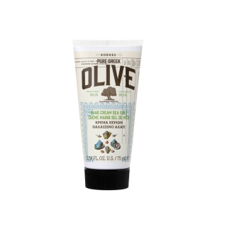 k Korres Pure Greek Olive Hand Cream Sea Salt Ενυδατική Κρέμα Χεριών με Θαλασσινό Αλάτι, 75mlKorres - Image 1