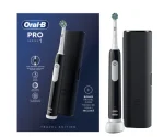 Oral-B Pro Series 1 Electric Toothbrush Black & Travel Case Ηλεκτρική Οδοντόβουρτσα Mαύρη & Θήκη Ταξιδίου, 1τεμ