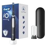 Oral-B iO Series 4 Black Ηλεκτρική Οδοντόβουρτσα Μαύρη, 1τεμ