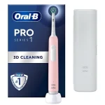 Oral-B Pro Series 1 Electric Toothbrush with Travel Case Ηλεκτρική Οδοντόβουρτσα Ροζ με Θήκη Ταξιδίου, 1τεμ
