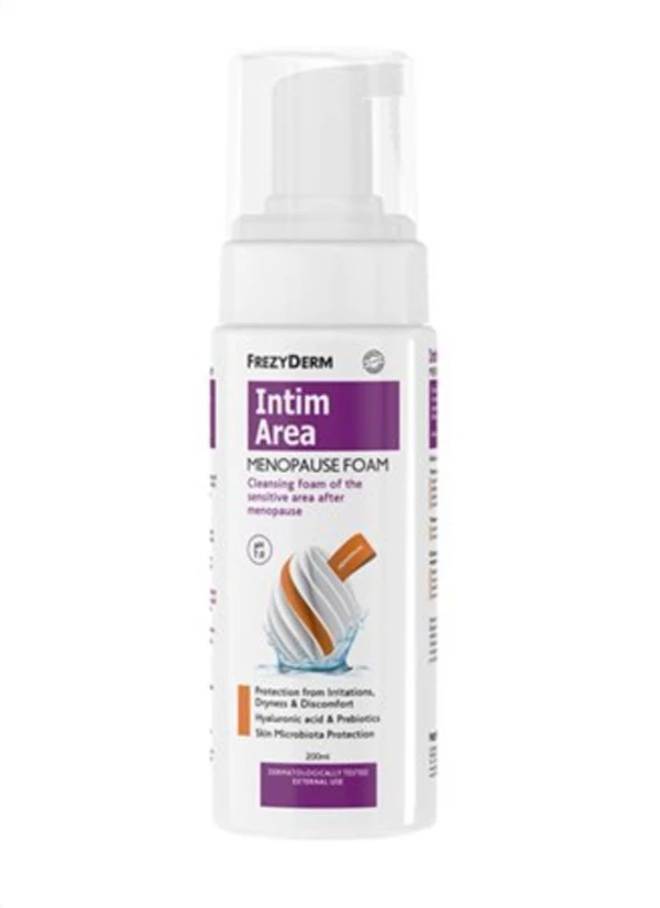 ecbfaaeedcabf0c144cebf1c69981d0a.jpg (1) Frezyderm Intim Area Menopause Foam Αφρός Καθαρισμού για Ευαίσθητη Περιοχή, 200ml - Image 1