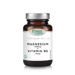Power of Nature Platinum Range Magnesium 350mg & Vitamin B6 12mg, 30caps