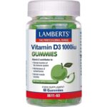 Lamberts Vitamin D3 1000iu, 60gummies