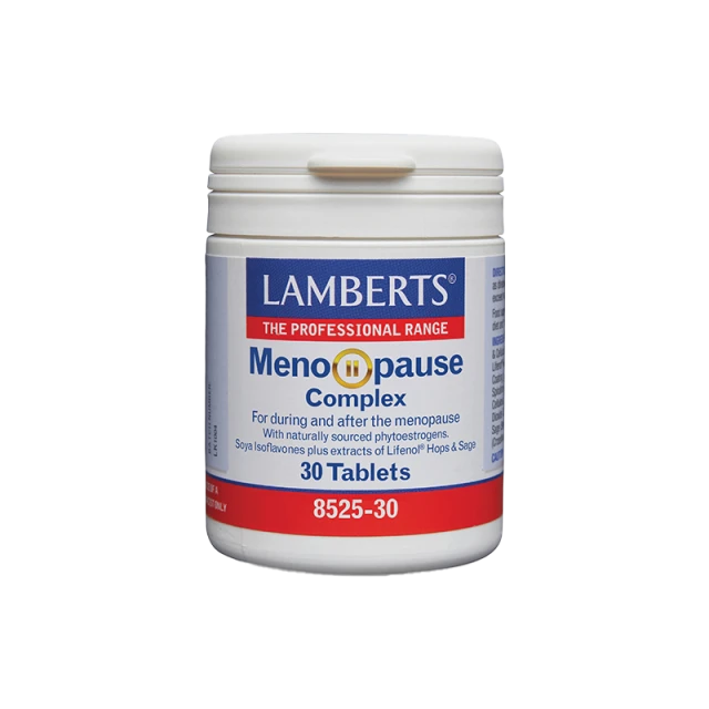 c4f49f5df2f5cca955adee4bbb6c912c.png Lamberts Menopause Complex για την Περίοδο της Εμμηνόπαυσης 30 Κάψουλες - Image 1