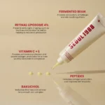 K-SECRET  SEOUL 1988 Eye Cream: Retinal Liposome 4% + Fermented Bean - Αντιρυτιδική κρέμα ματιών με Ρετινάλη 30ml - Image 3
