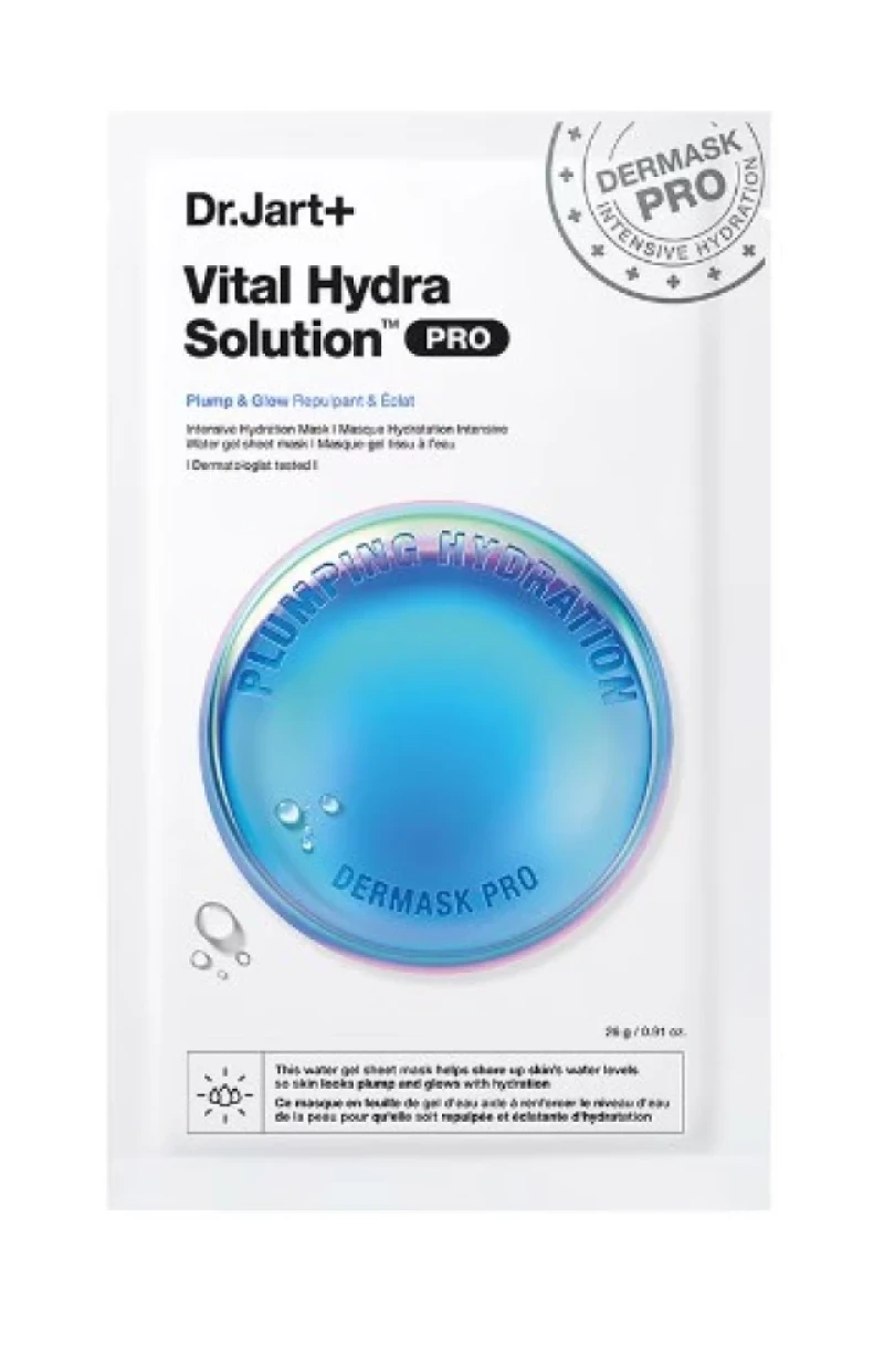 9 Dr. Jart+ Dermask Vital Hydra Solution Pro Μάσκα Προσώπου για Ενυδάτωση, 26g - Image 1