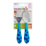 Munchkin Toddler Fork & Spoon Κουταλοπίρουνο απο Μέταλλο 12m+, 2τεμ