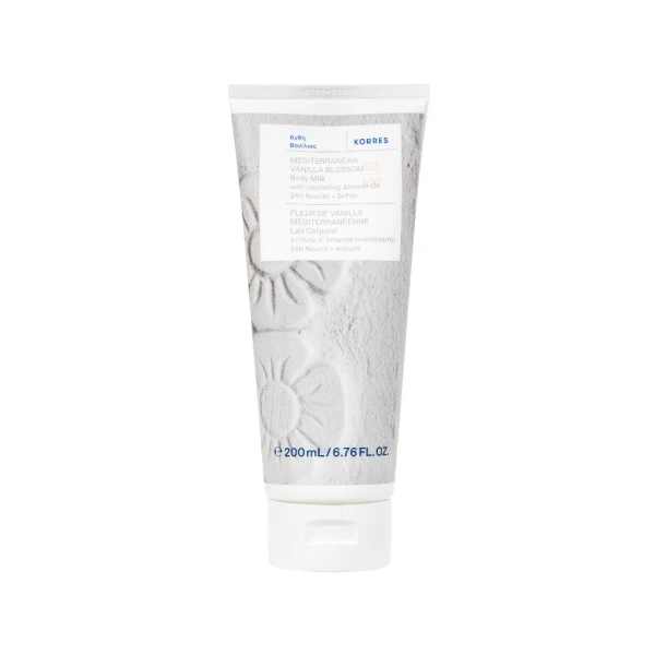 vanilla Korres Body Smoothing Milk Ενυδατικό Γαλάκτωμα Σώματος Άνθη Βανίλιας, 200ml - Image 1