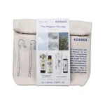 KORRES The Agean Escape Travel Essentials, Kρέμα Σώματος Άνθη Eλιάς - 40ml, Αφρόλουτρο Άνθη Eλιάς - 40ml, Αλόη & Δίκταμο Σαμπουάν - 40ml & Αλόη & Δίκταμο Mαλακτική Kρέμα Μαλλιών- 40ml - Image 2