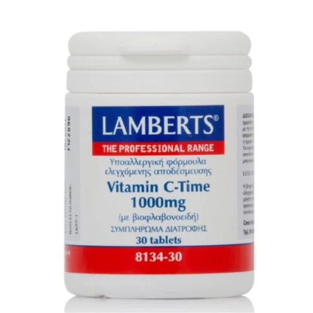 22 Lamberts Vitamin C Time 1000mg 30 Ταμπλέτες - Image 1