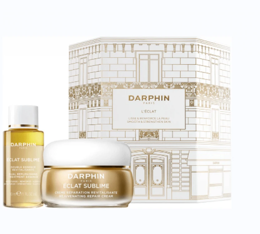 3 DARPHIN Promo Holiday L’Eclat με Eclat Sublime Rejuvenating Repair Cream 50ml + Eclat Sublime Dual Replenishing Treatment Essence 30ml - Image 1
