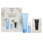 Apivita Promo Aqua Beelicious Routine Κρέμα Ενυδάτωσης, 40ml, Booster Αναζωογόνησης & Ενυδάτωσης, 10ml & Δώρο Μαύρο Gel Καθαρισμού για Πρόσωπο & Μάτια, 5ml, 1σετ