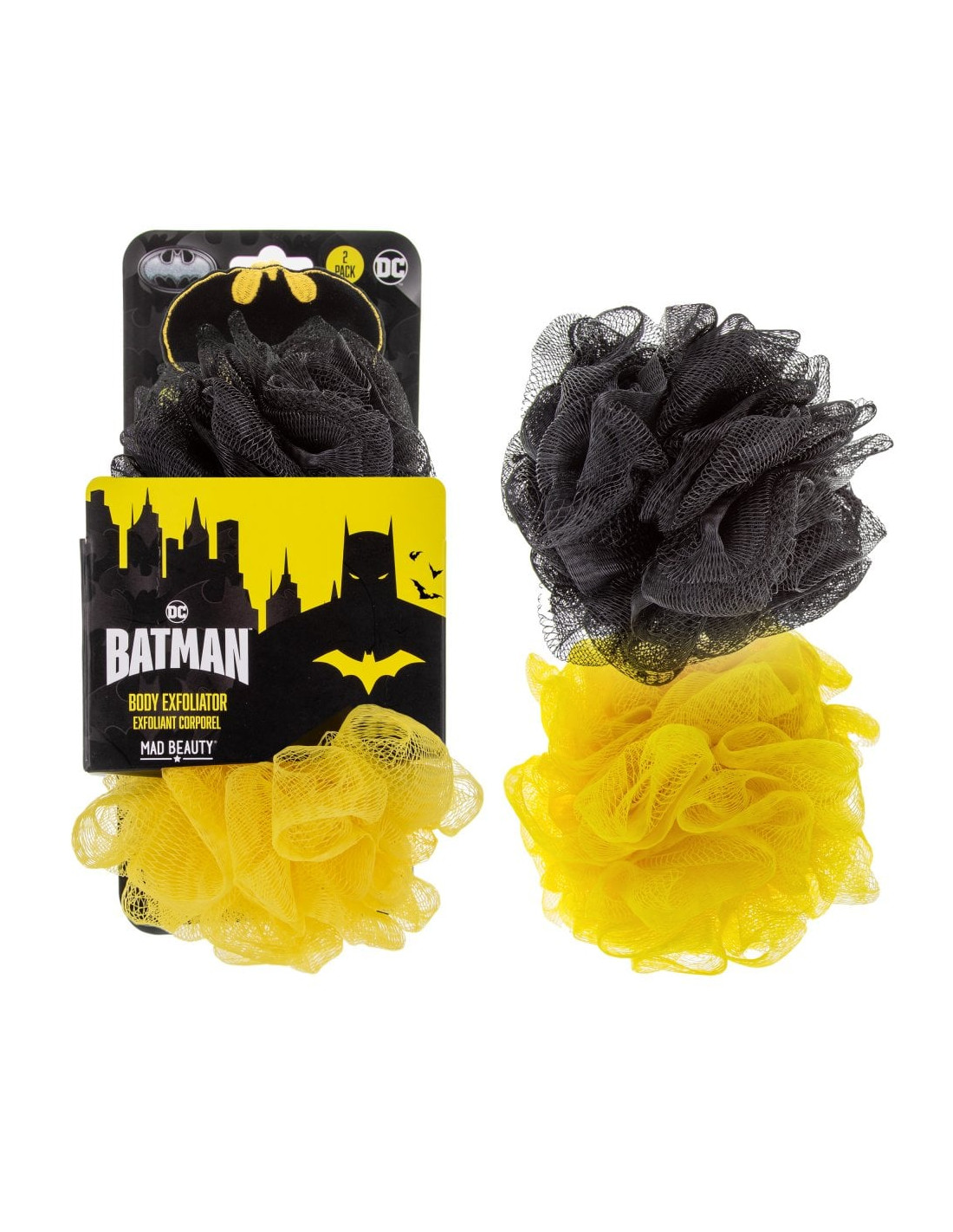 a Mad Beauty Batman σφουγγαράκι μπάνιου για μασάζ διπλό - Image 1