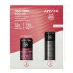 Apivita Promo Women's Hair Tonic Routine Strength & Volume Tonic Shampoo, 250ml & Tonic Hair Loss Lotion, 150ml, 1σετ - Image 3