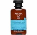 Apivita Hyaluronic Hydra Moisturizing Shampoo Fine Hair Σαμπουάν Ενυδάτωσης για Λεπτά Μαλλιά, 250ml