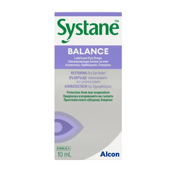 3 Systane Balance Eye Drops Λιπαντικές Οφθαλμικές Σταγόνες, 10ml - Image 1