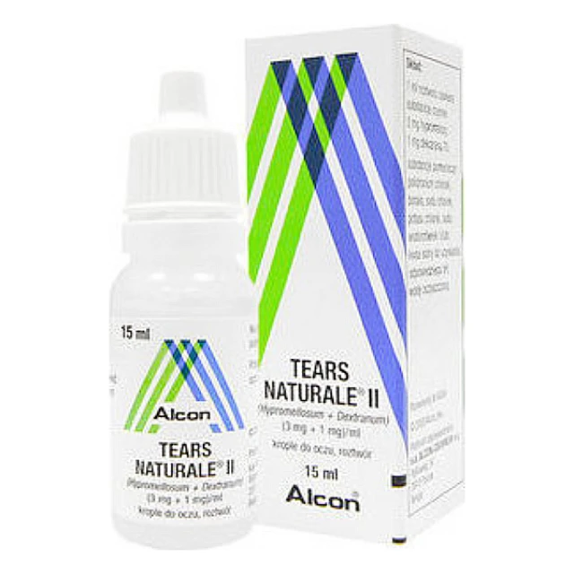 μ Alcon Tears Naturale II MED Λιπαντικές Οφθαλμικές Σταγόνες 15 ml - Image 1