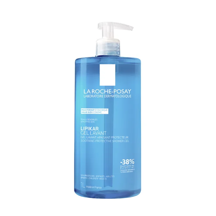 boticinal_la_roche_posay-lipikar-3337875905480-front La Roche-Posay Lipikar Gel Lavant Family Size Τζελ Καθαρισμού με Καταπραϋντική Δράση, 1000ml - Image 1