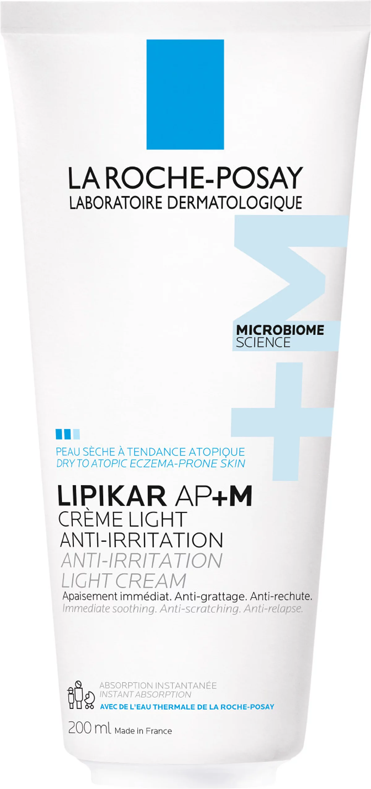 3337875930307_1 La Roche-Posay Lipikar AP+M Light Cream Ελαφριά Μαλακτική Κρέμα για Ξηρό Δέρμα με Τάση Ατοπίας, 200ml - Image 1