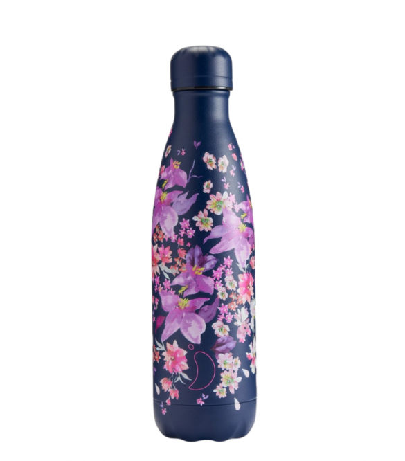 2 Chilly's Floral 500ml Reusable Bottle - Flower Drop - Image 1