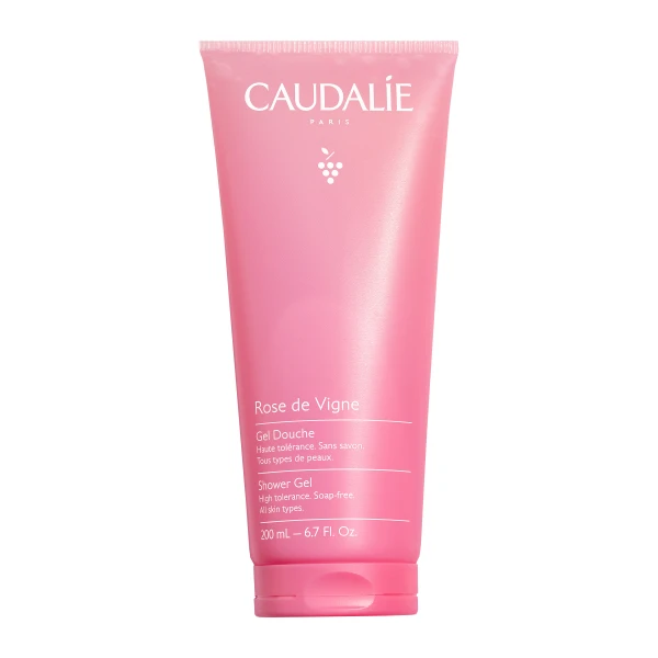 715ce537c6b9a2229ffbe8673f67d690.jpg Caudalie Rose de Vigne Shower Gel Απαλό Αφρόλουτρο με Άρωμα Τριαντάφυλλο, 200ml - Image 1