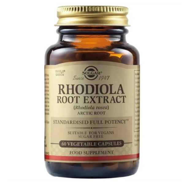 7a14c96887c97dc7c64c22ea97cf95f0.png Solgar Rhodiola Root Extract, 60veg.caps - Image 1