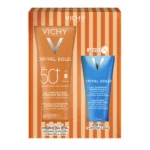 Vichy Promo Capital Soleil Ενυδατικό Αντηλιακό Γαλάκτωμα Σώματος SPF50+, 300ml & Δώρο After Sun Καταπραϋντικό Γαλάκτωμα για Πρόσωπο & Σώμα, 100ml, 1σετVichy