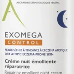 A-Derma Exomega Control Repairing Emollient Night Cream Επανορθωτική Μαλακτική Κρέμα Νυκτός, 400ml