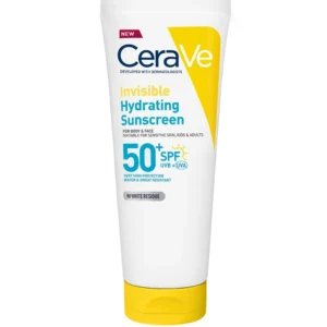 Cerave Invisible Hydrating Sunscreen Αντηλιακό για Πρόσωπο & Σώμα SPF50+, 75ml