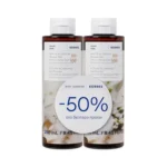 Korres Promo (-50% στο 2ο Προϊόν) Αφρόλουτρο White Blossom, 2x250ml, 1σετ