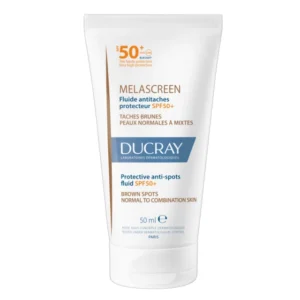 Ducray Melascreen Protective Anti-spot Fluid SPF50+ Light Cream Λεπτόρρευστη Αντηλιακή Κρέμα κατά των Κηλίδων για Κανονικό & Μικτό Δέρμα, 50ml
