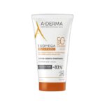 A-Derma Exomega Control Emollient Solar Cream Αντηλιακό Γαλάκτωμα για Ξηρές & Ατοπικές Επιδερμίδες με SPF50+, 150ml