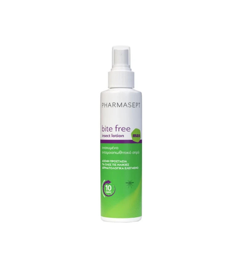 bite free Pharmasept Bite Free Incect Lotion Max Ενισχυμένη Εντομοαπωθητική Λοσιόν, 100ml - Image 1
