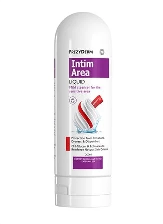 loq Frezyderm Intim Area Liquid Καθαριστικό Ευαίσθητης Περιοχής, 200ml - Image 1