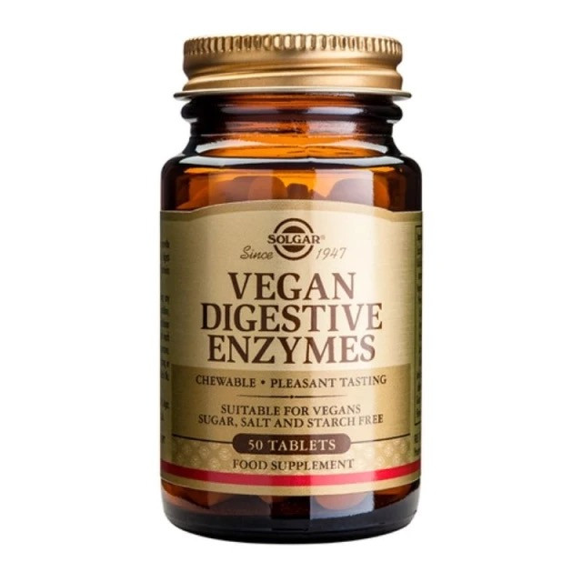 enzymes Solgar Vegan Digestive Enzymes, 50tabs - Image 1