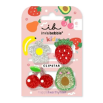 Invisibobble Clipstar Kids Frutti Fun Παιδικά Τσιμπιδάκια Μαλλιών, 4τεμ