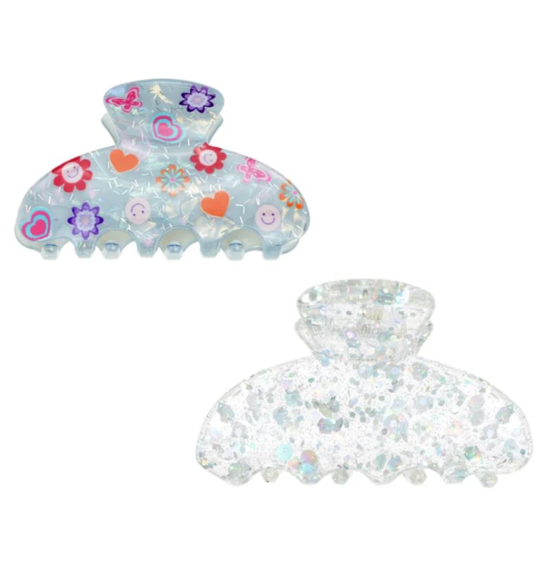 γλος Invisibobble Boldly Clipstar M Cosmic Glow Κλάμερ, 2τεμ - Image 1
