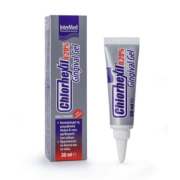 ψηλο Intermed Chlorhexil® 0.20% Gel Αντισηπτική Στοματική Γέλη, 30 ml - Image 1