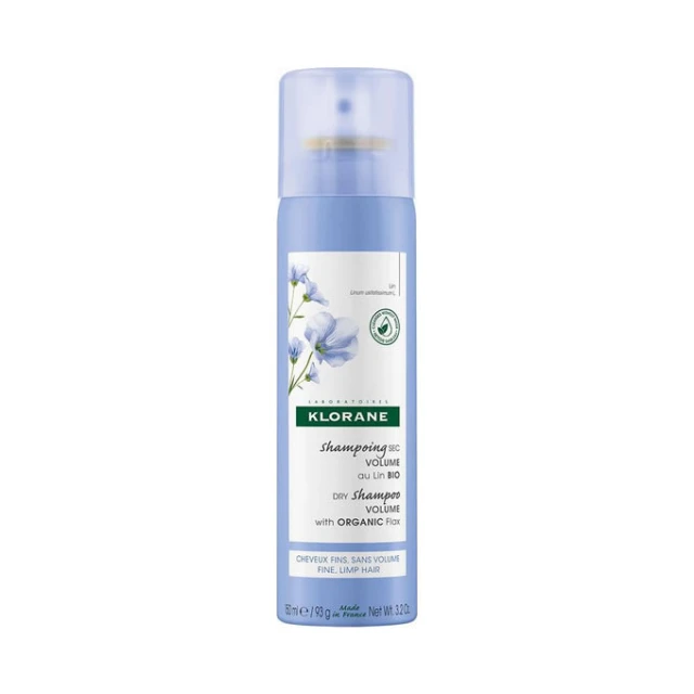 195286cc3fc7f567ceac7b44fa0b7145jpg Κlorane Volume Texturizing Dry Shampoo Ξηρό Σαμπουάν για Όγκο & Yφή με Λινάρι, 150ml - Image 1
