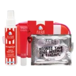 Aloe Colors Cosmetic Bag Kalokairi Promo με Kalokairi Mist για Σώμα & Μαλλιά, 100ml, Peptide Lip Balm για Προστασία των Χειλιών από τον Ήλιο, 5ml, Επιθέματα Ματιών για Ενυδάτωση, 1ζευγάρι & Νεσεσερ, 1τεμ, 1σετ - Image 2