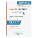 Ducray Anacaps Εxpert Συμπλήρωμα Διατροφής Κατάλληλο για Χρόνια Τριχόπτωση με Φυτικά Συστατικά, 3x30caps