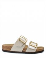 Birkenstock Παντόφλα Sydney Luxe Buckle (Narrow), Graceful Pearl White