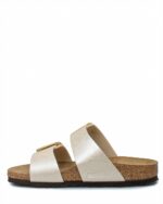 Birkenstock Παντόφλα Sydney Luxe Buckle (Narrow), Graceful Pearl White - Image 2