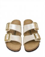 Birkenstock Παντόφλα Sydney Luxe Buckle (Narrow), Graceful Pearl White - Image 3
