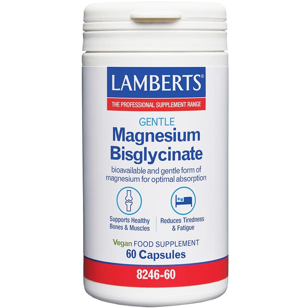 BISGL Lamberts Gentle Magnesium Bisglycinate, 60caps - Image 1