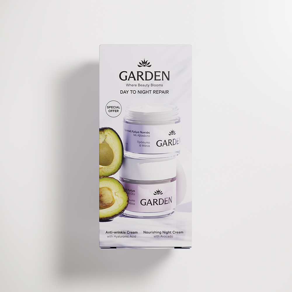 FACE-DUO-SET-2026-DAY-TO-NIGHT-REPAIR Day to night repair antiwrinkle cream 50ml + nourishing night cream 50ml Σετ Περιποίησης Προσώπου & Ματιών - Image 1