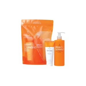 Youth Lab. Bright-C System Cleansing Duo Bright-C Cleanser Καθαριστικό Προσώπου, 300ml & Brightening Vit-C Scrub Απολεπιστικό Προσώπου για Λάμψη, 75ml, 1σετ