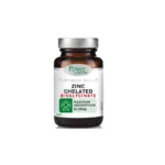 Power of Nature Platinum Range Zinc Chelated Bisglycinate Zn 25mg, 90tabs