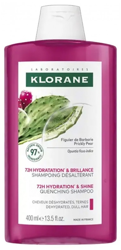 klorane-shp-figuier-de-barbarie-400ml Klorane Καταπραϋντικό Σαμπουάν Ενυδάτωσης & Λάμψης με Φραγκόσυκο, 400ml - Image 1