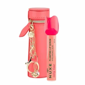 Nuxe Limited Edition Very Rose Lip Plumping Serum για Όγκο Χειλιών, 8ml & Θήκη Μπρελόκ, 1τεμ, 1σετ
